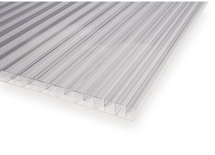 Multiglas 16 mm. Klar (Bredde: 980 mm.) Kanalplade